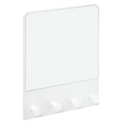 Wandgarderobe Mit Spiegel In Weiß