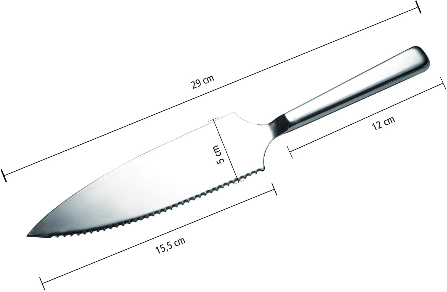 APS Tortenmesser In Edelstahl, Maße: 29 X 5 X 1 Cm - Image 4