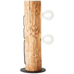 BRILLIANT Tischleuchte, 2-flammig Odun ⌀ 15 Cm In Kiefer Gebeizt