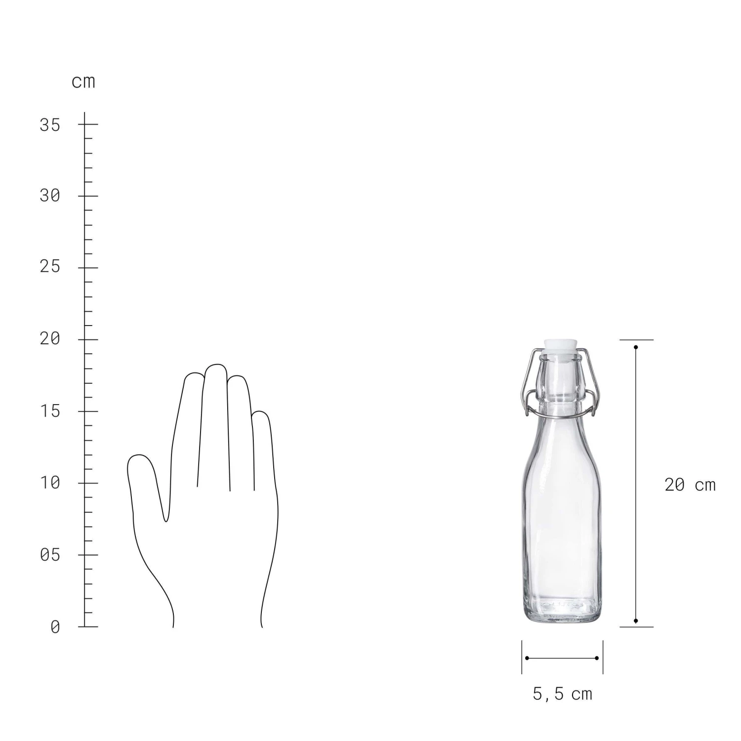Bügelflasche Mit Flaschenbeleuchtung 2-tlg. BOTTLE LIGHT In Transparent - Image 6
