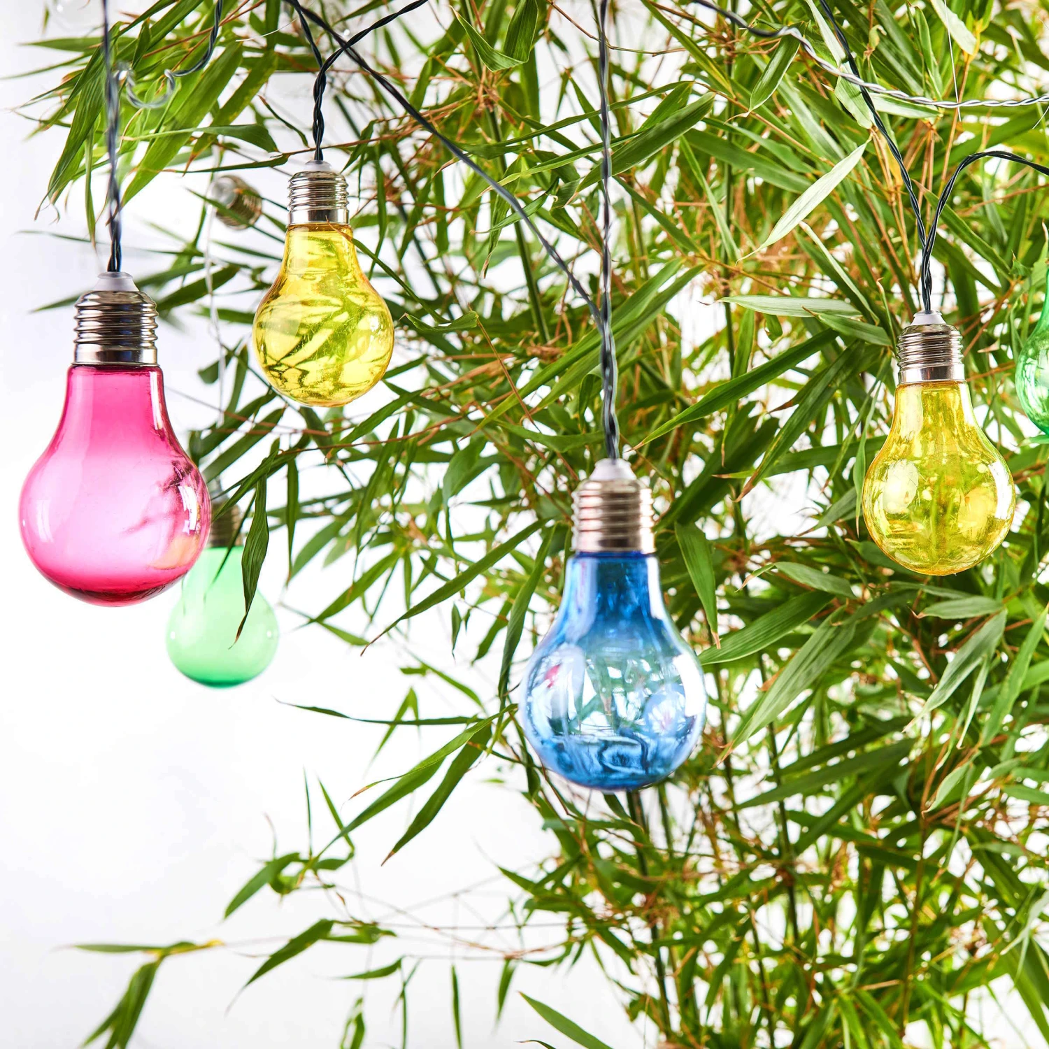 Lichterkette Solar Mit 10 Glühbirnen SUNLIGHT In Bunt - Image 2