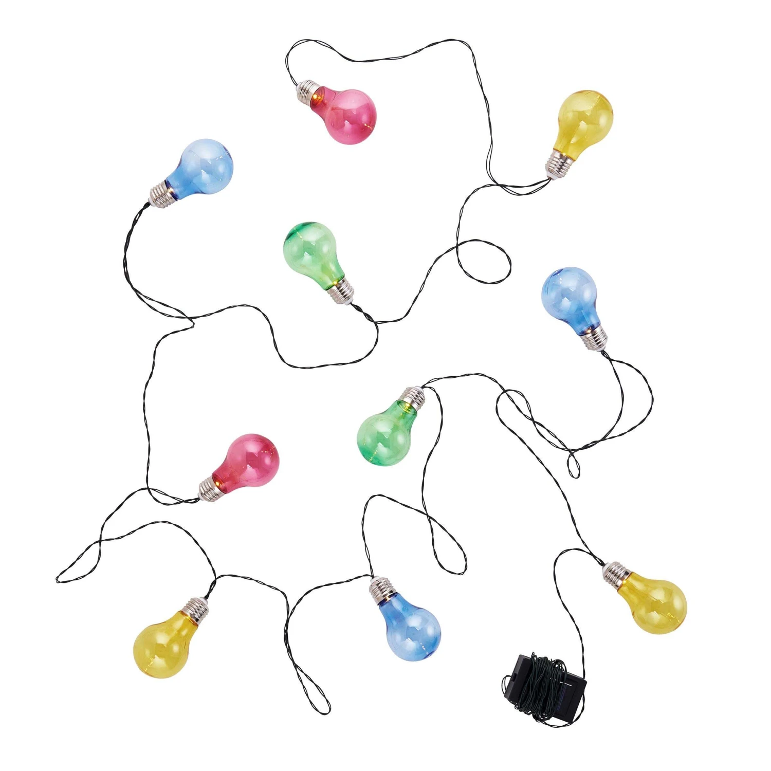 Lichterkette Solar Mit 10 Glühbirnen SUNLIGHT In Bunt - Image 3