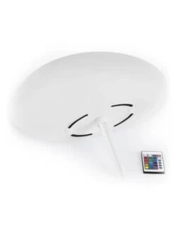 Solar-Leuchte Stein Mit Farbwechsel In Weiß