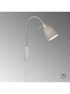 Wandleuchte "Flex" In Beige - (B)11 X (H)40 Cm