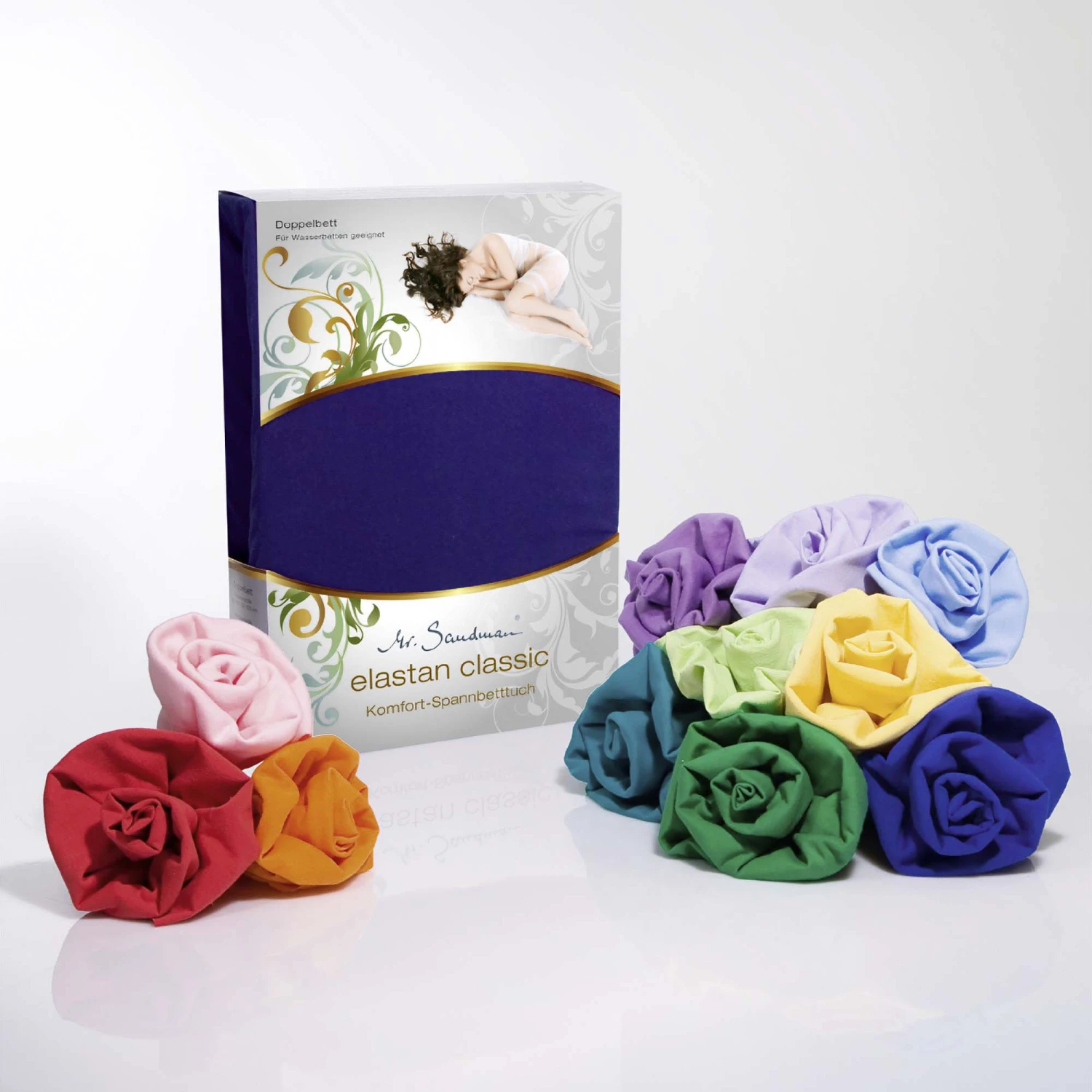 Spannbetttuch ELASTAN CLASSIC In Rosa - Image 3