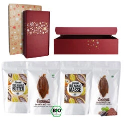 Geschenkbox "Weihnachtsbäckerei" - Bio Kakaoprodukte Zum Backen Und Geniessen