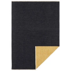 Wendeteppich Duo Schwarz Goldgelb