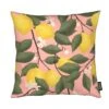 Kissen "Lemon Tree" In Gelb & Rosa
