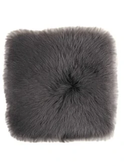 Lammfell-Sitzauflage In Grau
