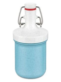 Koziol Flasche "Plopp To Go Mini" In Weiß/ Hellblau - 200 Ml