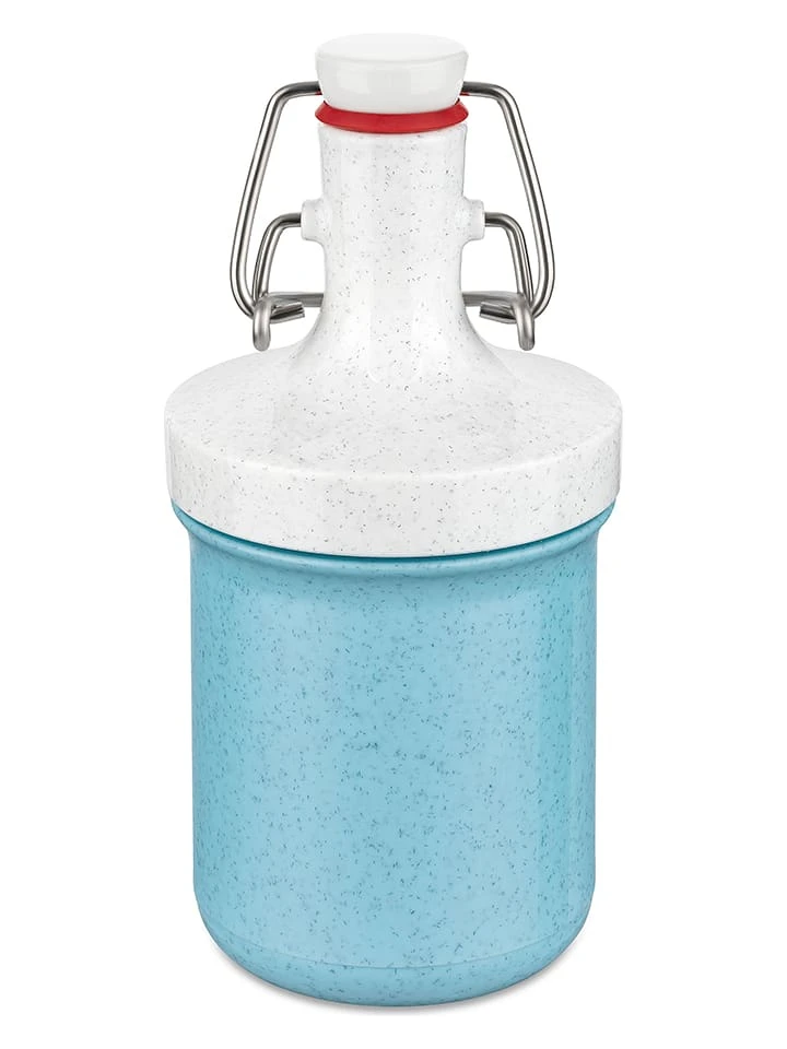Koziol Flasche "Plopp To Go Mini" In Weiß/ Hellblau - 200 Ml