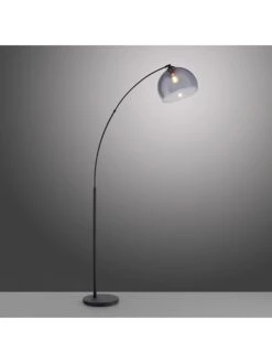 Standleuchte "Tremella" In Schwarz