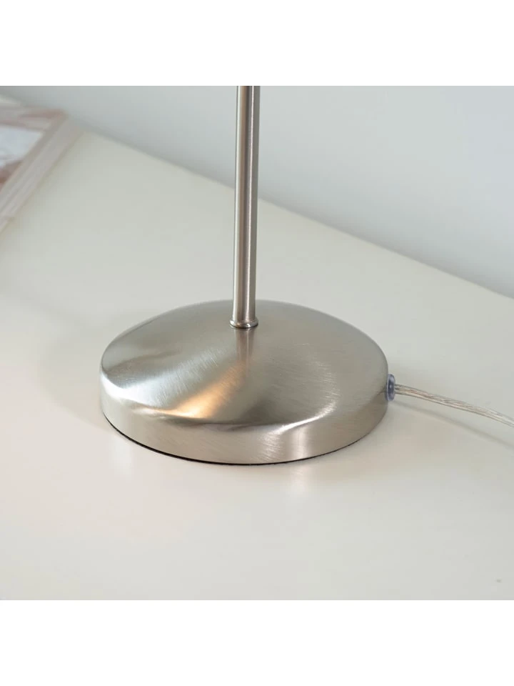 Tischleuchte In Silber - (B)29,5 X (H)44,5 Cm - Image 2