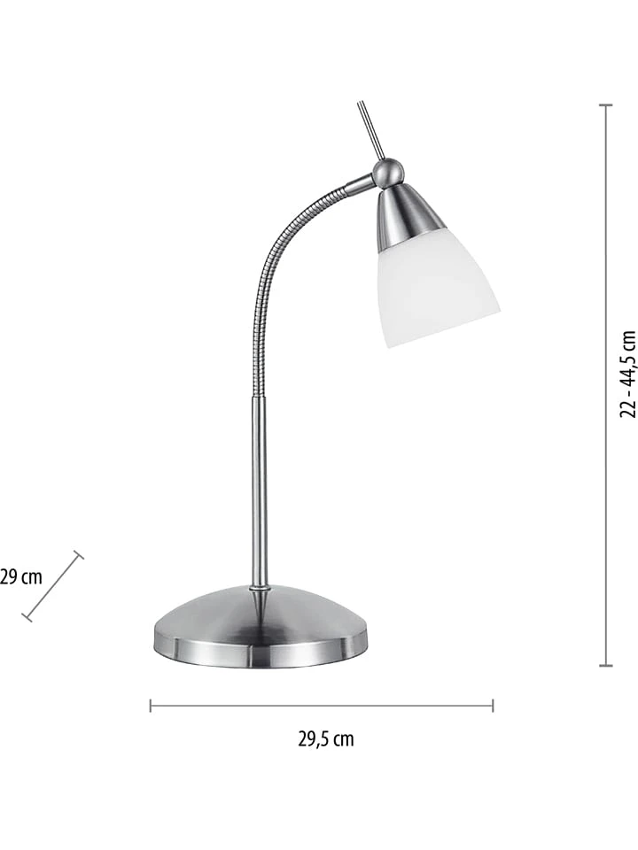 Tischleuchte In Silber - (B)29,5 X (H)44,5 Cm - Image 3