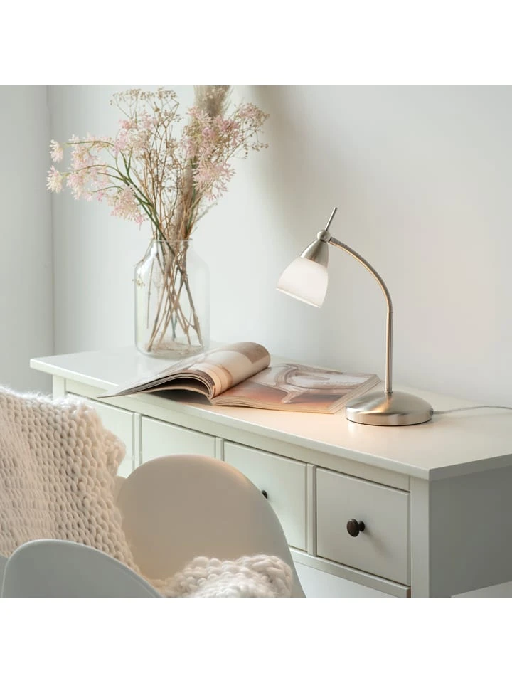 Tischleuchte In Silber - (B)29,5 X (H)44,5 Cm - Image 4