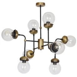 Deckenlampe In Altmessing Klar