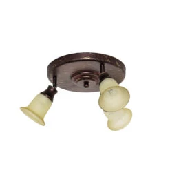 Spot Strahler In Braun Antik Creme