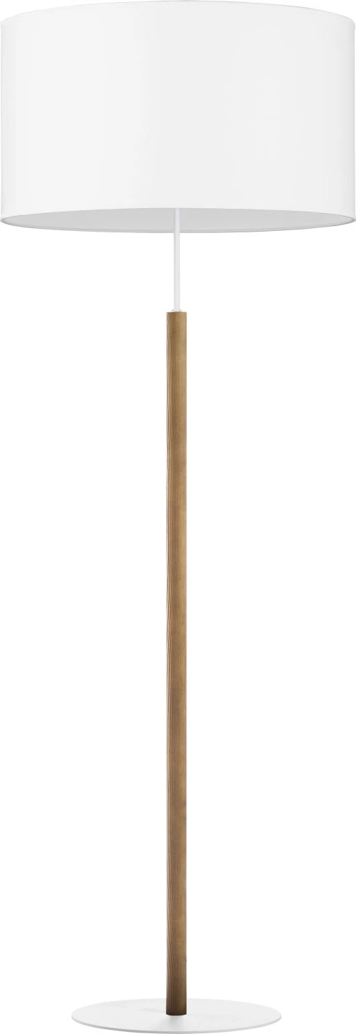 Stehlampe In Weiß Gebürstetes Holz