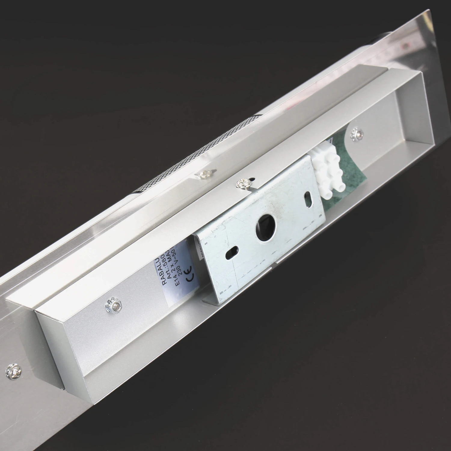 Wandlampe In Silber - Image 5