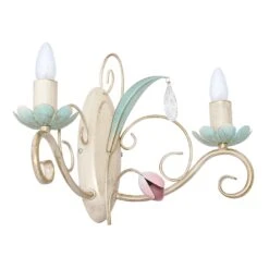 Wandlampe In Weiß Rosa