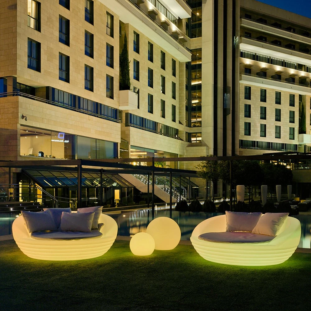 LED-Solar-Sessel Formentera Mit Akku Und Fernbedienung In Braun - Image 6