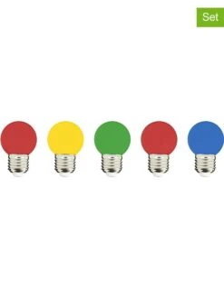 5er-Set: E27-LED-Leuchtmittel "Party" - EEK A+ (A++ Bis E)