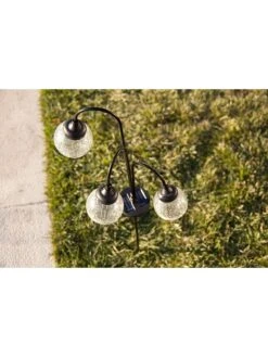 LED-Solar-Gartenstecker "Tree Ball" In Schwarz - (H)82 Cm