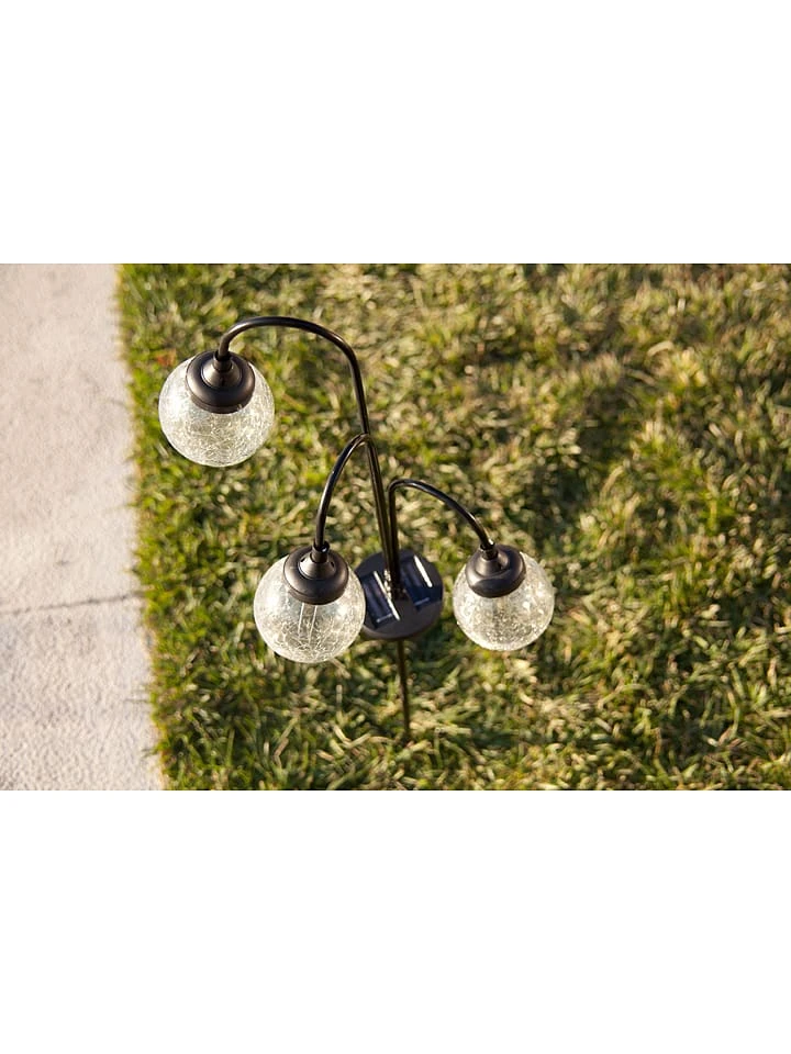 LED-Solar-Gartenstecker "Tree Ball" In Schwarz - (H)82 Cm