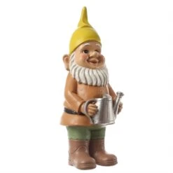 Gartenzwerg Mit Gießkanne Gartenfigur H: 29cm In Bunt