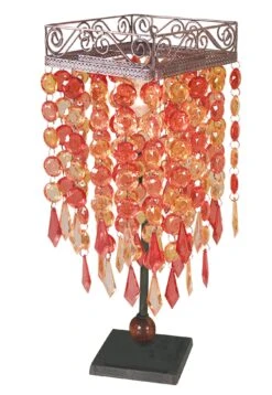 Deko-Tischleuchte "Bella" (H) 36 Cm In Orange