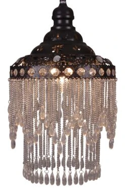 Dekopendelleuchte "Twinkle" In Braun