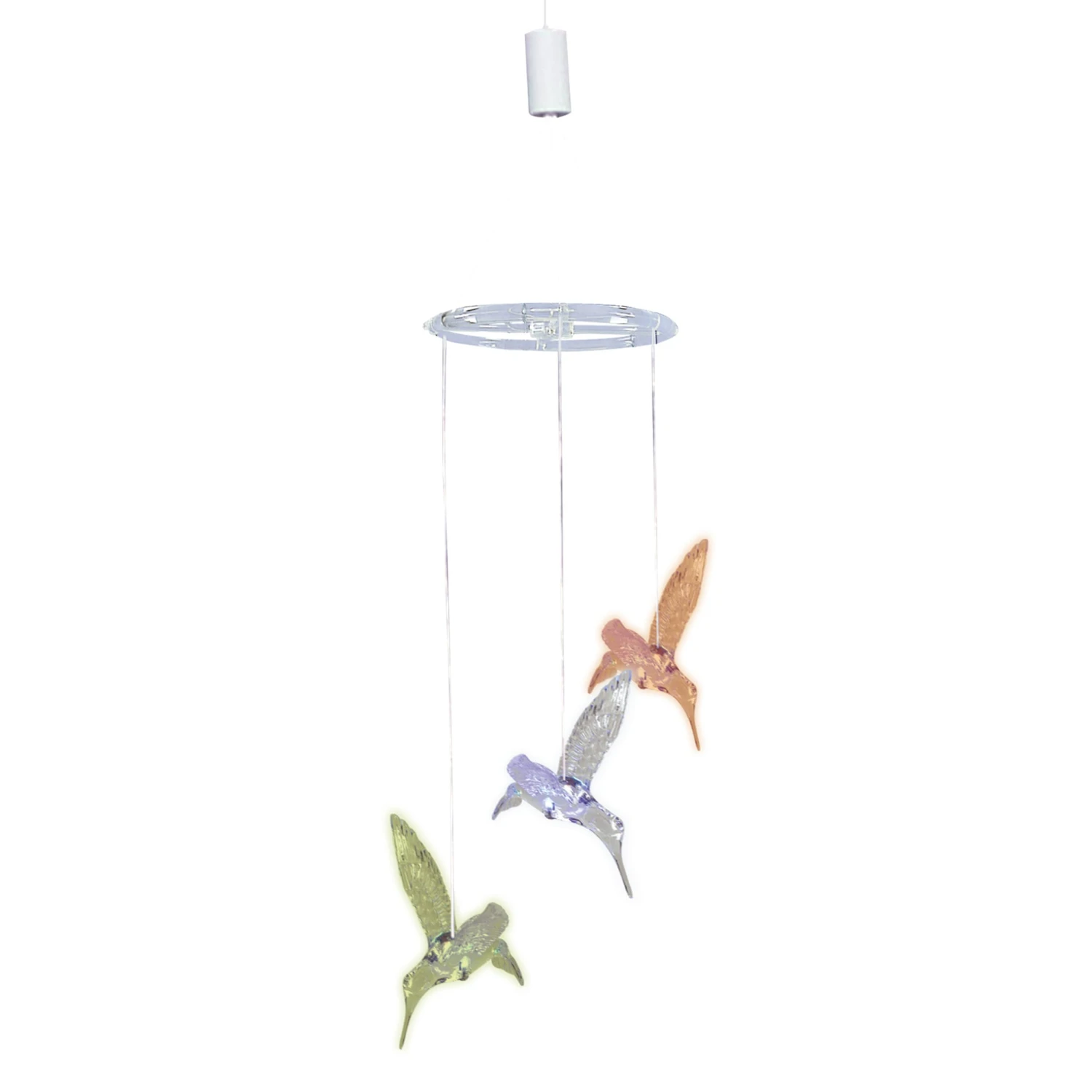 LED-Mobile Kolibri In Bunt