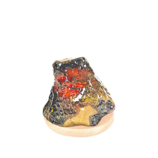 Vulkano-Dream-Tischleuchte "Vulkano" (H) 20 Cm In Orange-Braun