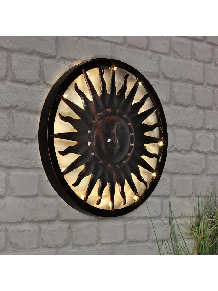 LED-Solar-Wandlicht "Sonne" In Warmweiß - Ø 40 Cm - Image 2
