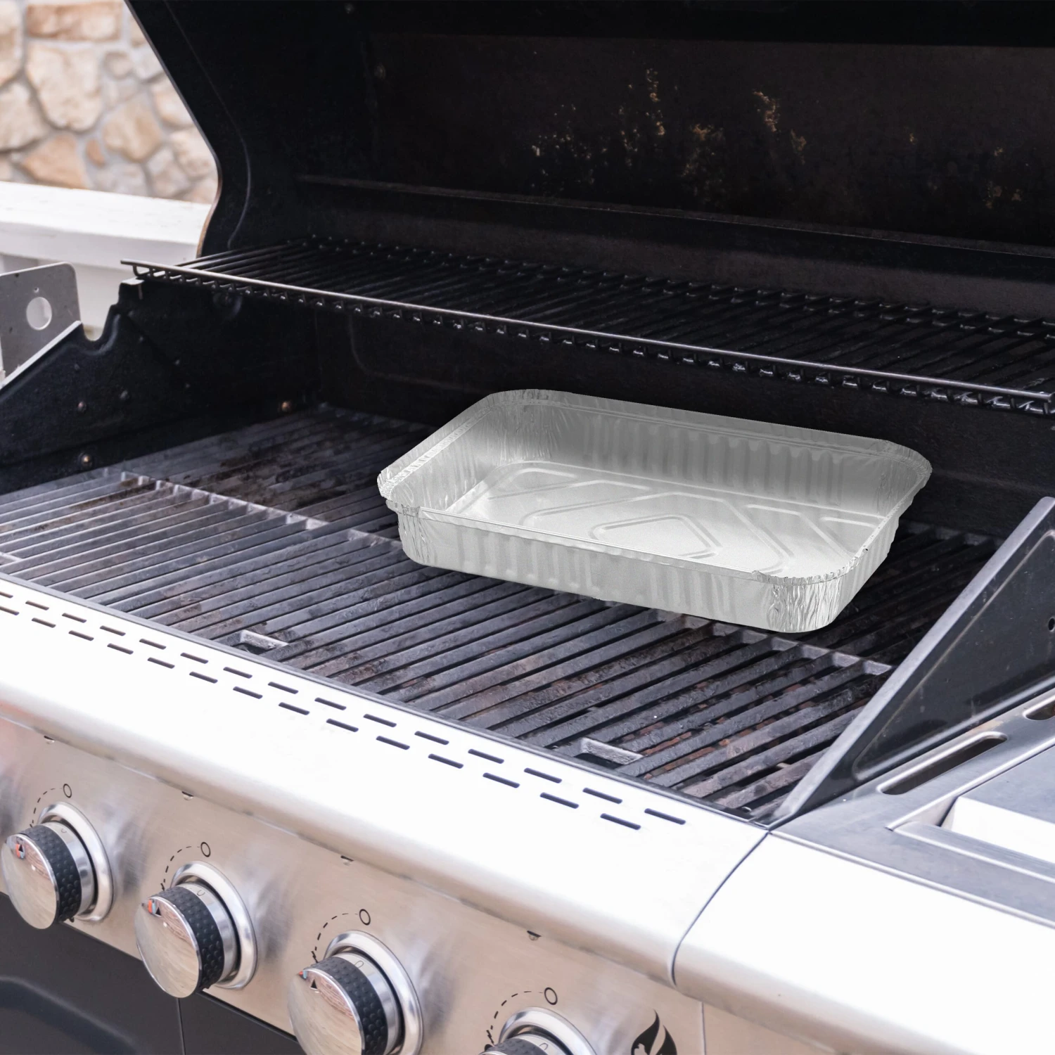 25 X Aluschalen In Silber - (B)31 X (H)4,5 X (T)21 Cm - Image 2