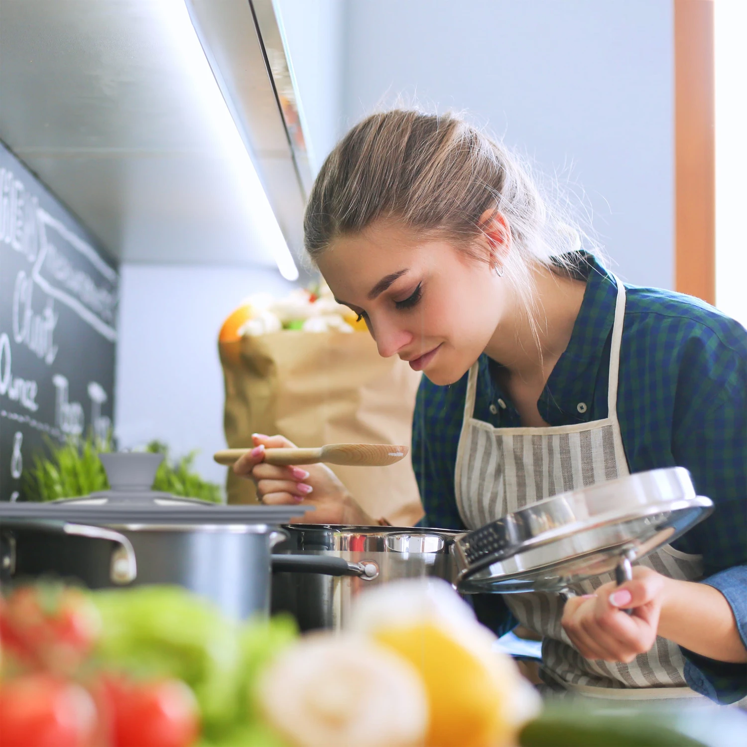 2x Topfdeckel In Grau - Ø20-24 Cm - Image 2