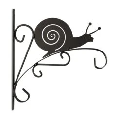 3x Blumenhaken "Tiere" In Schwarz