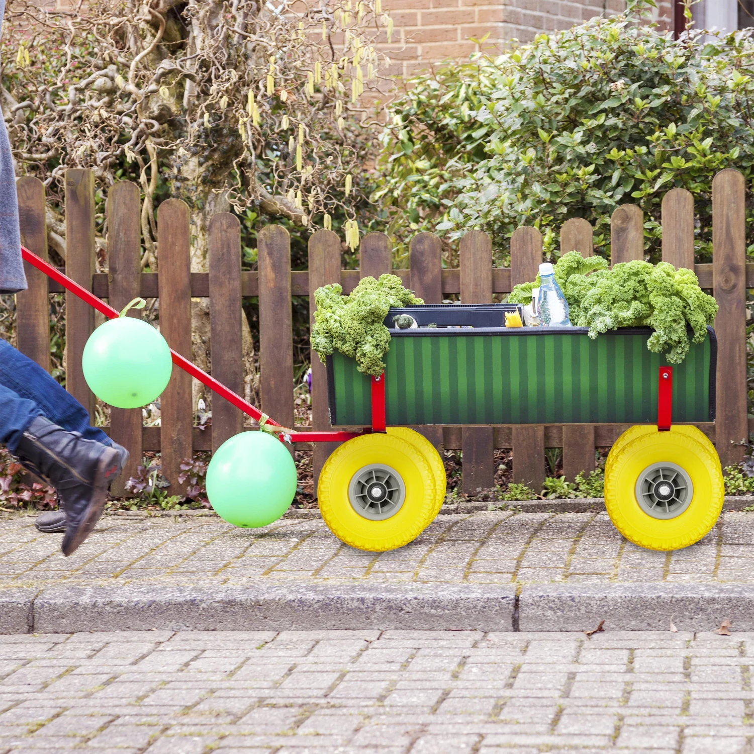 4x Sackkarrenrad In Gelb/ Grau - 3.00-4 - Image 2