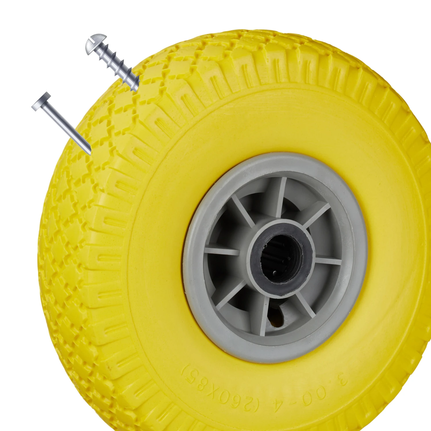 4x Sackkarrenrad In Gelb/ Grau - 3.00-4 - Image 6
