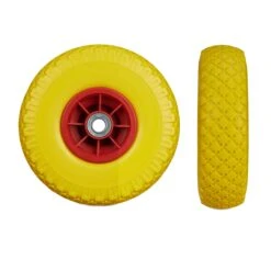 4x Sackkarrenrad In Gelb/ Rot - 3.00-4