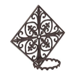 5 X Blumenhalter In Dunkelbraun - Ø 13 Cm