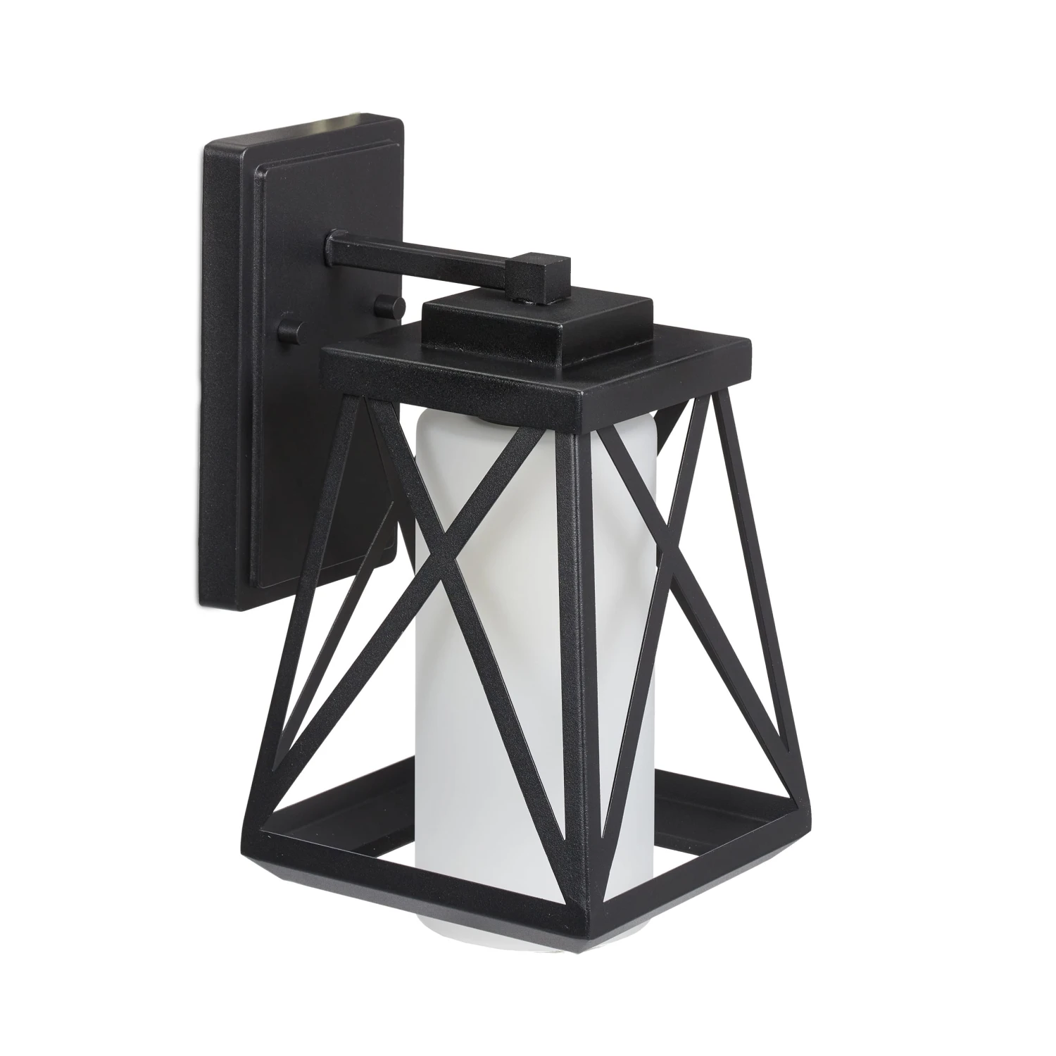 Außenlampe In Schwarz/ Weiß - (B)17,5 X (H)32 X (T)22 Cm