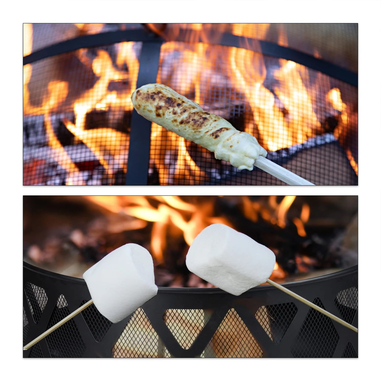 Feuerschale Mit Funkenschutz In Schwarz - Ø 62 Cm - Image 3