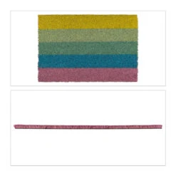 Fußmatte "Regenbogen" In Bunt - (B)60 X (T)40 Cm