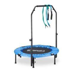 Trampolin In Blau/Schwarz - (B)102 X (H)121 X (T)102 Cm