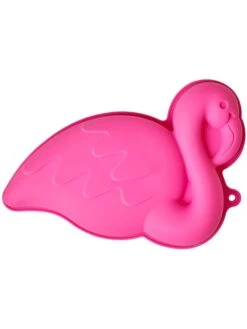 Rice Backform "Flamingo" In Pink - (L)33 X (B)23 Cm