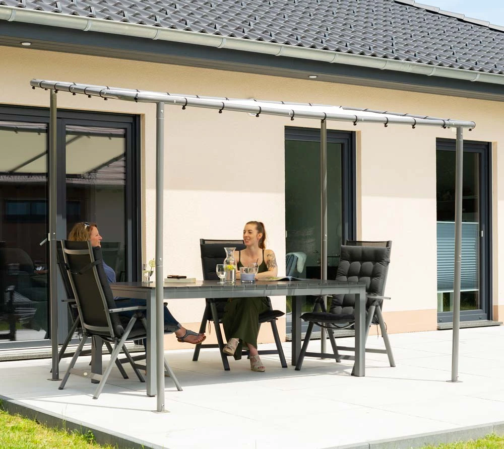 Canopy Solano In Anthrazit - 188x315x200cm - Image 3