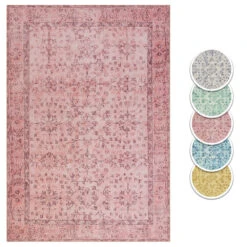 Orientalischer Design Teppich JAZIRAH Rosa