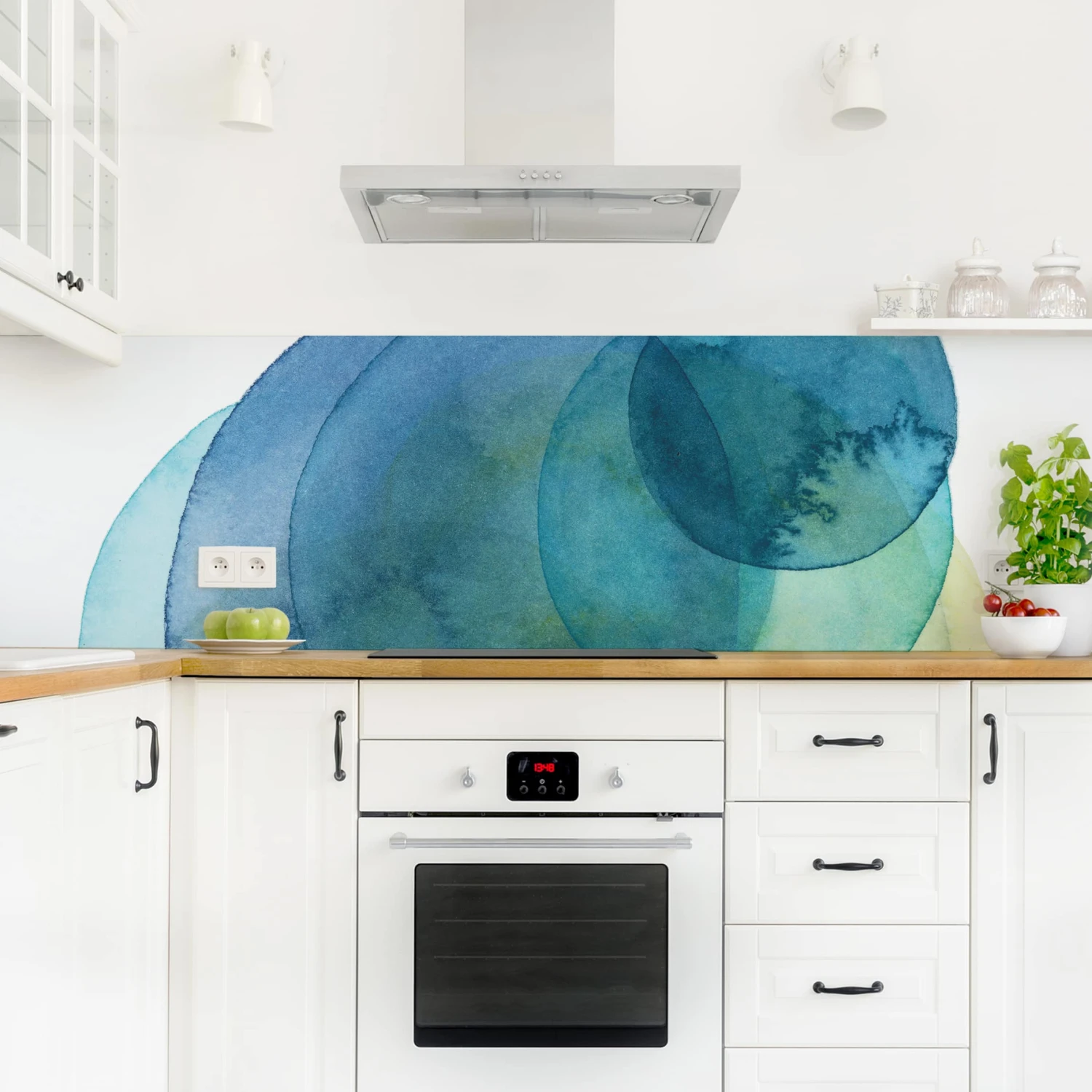 Küchenrückwand - Urknall - Grün In Blau - Image 4